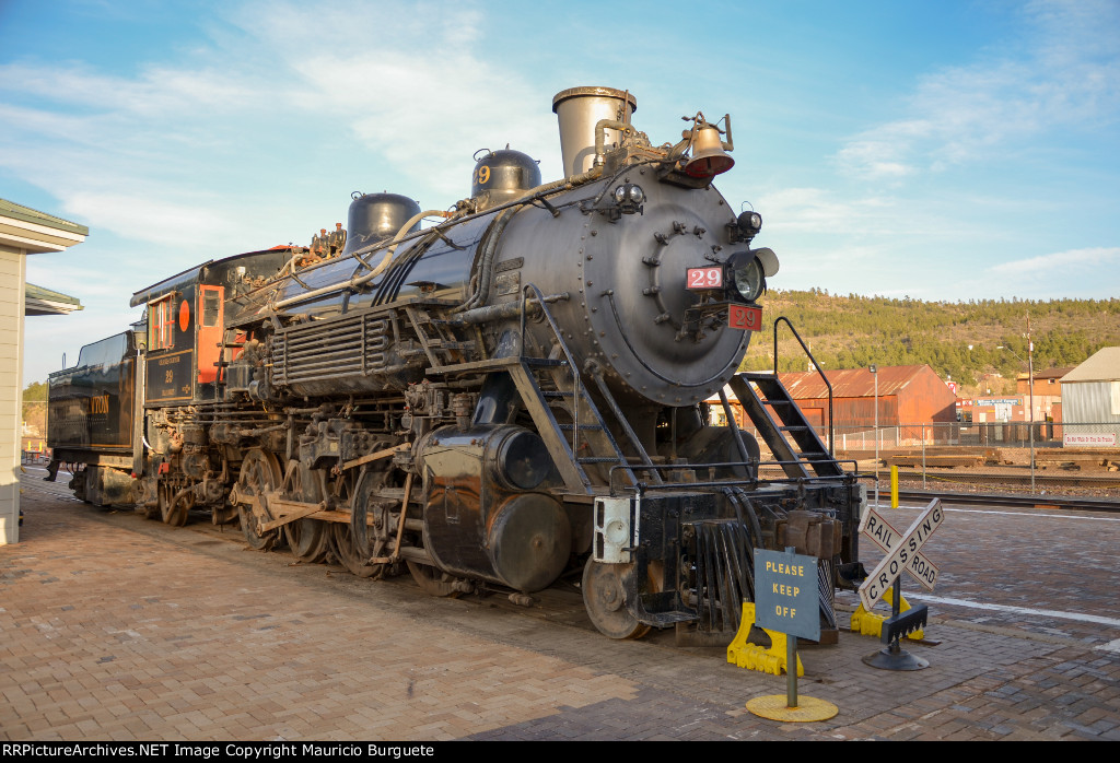 Grand Canyon Railway 2-8-0 Steam Locomotive